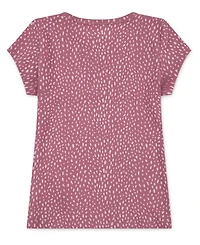 abercrombie kids Little and Big Girls Essential Henley T-Shirt