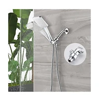 Rainsken Chrome high pressure multi function with hand held shower faucet