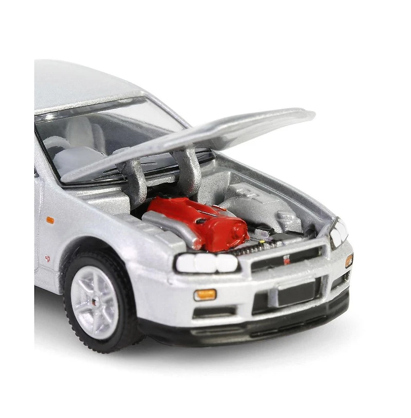 1/64 1999 Nissan Skyline V-Spec R34 Silver, 25th Anniversary Series