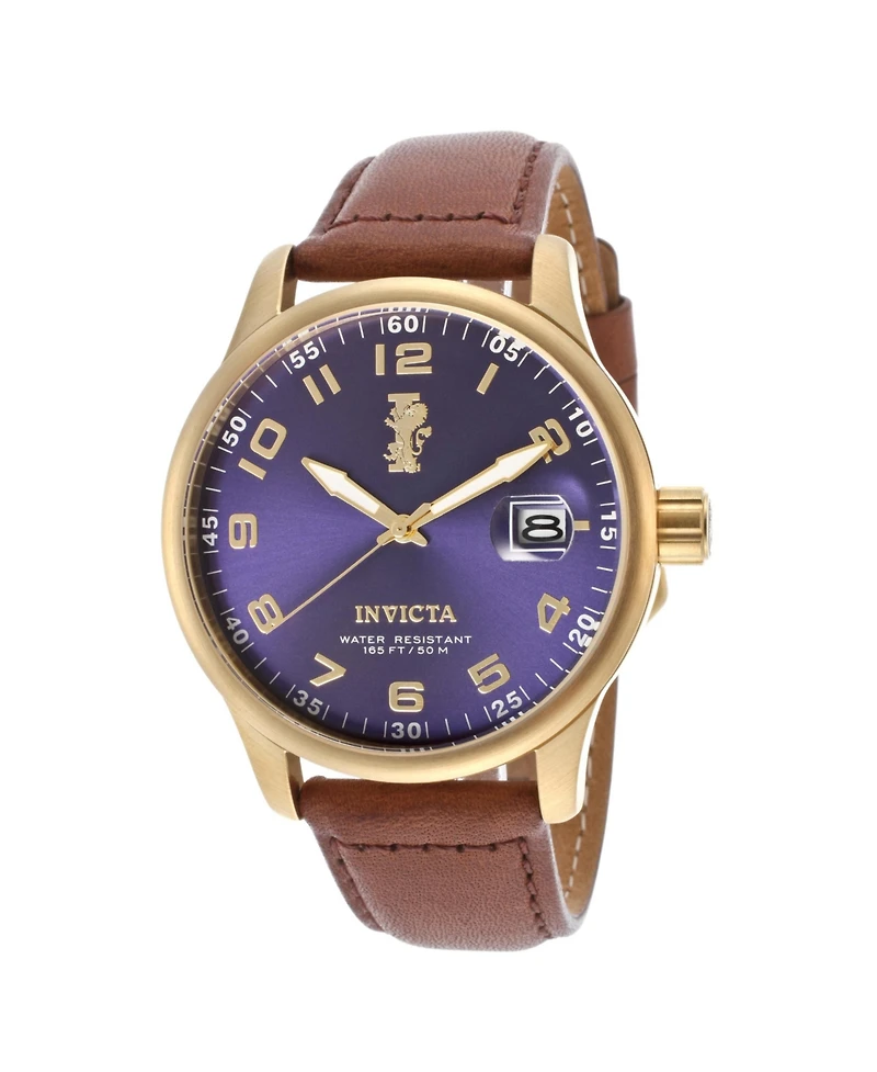 Invicta Men's 15255 I-Force Quartz 3 Hand Blue Dial Watch