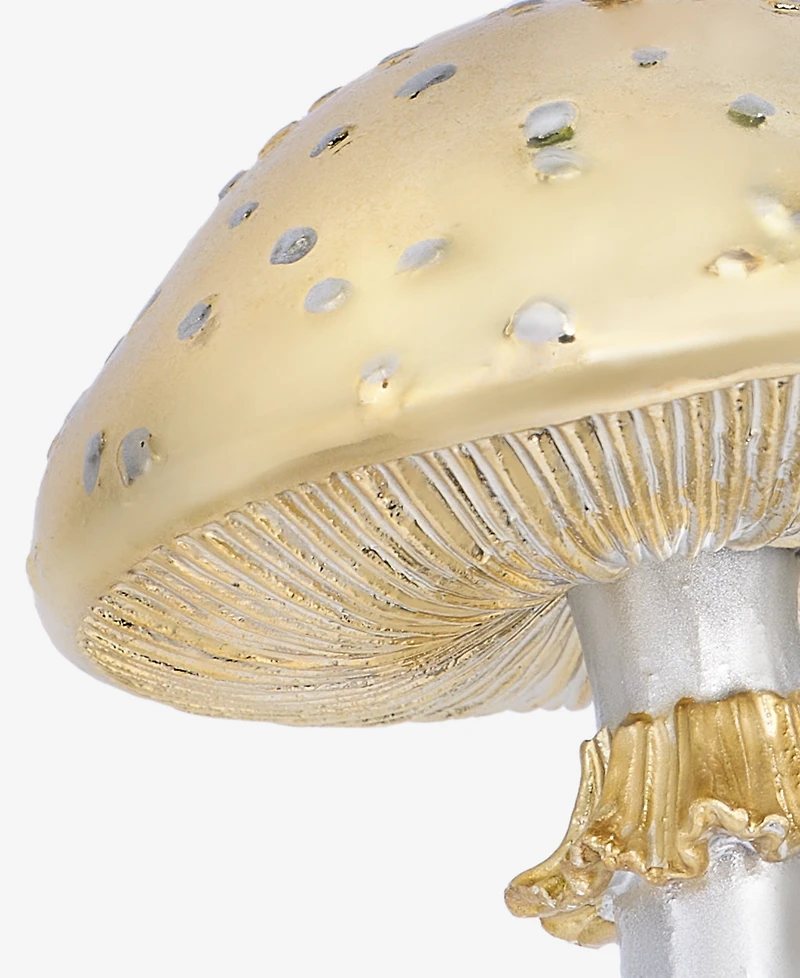 Holiday Lane Enchanted Forest Gold-Tone Mushroom Ornament, Macy's Exclusive