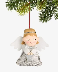 Holiday Lane Tiny Tidings Fabric Angel Ornament, Macy's Exclusive