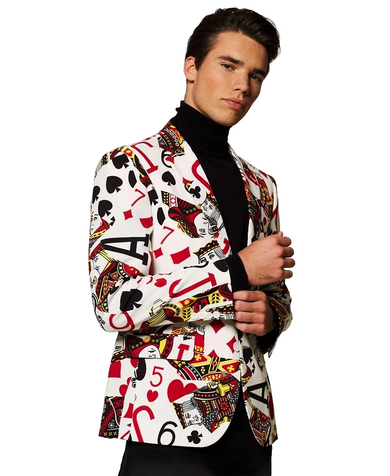 OppoSuits Men's Party Blazers - Printed Theme Jackets Multicolor