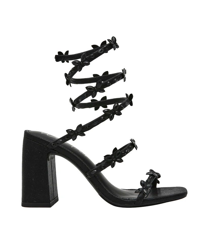 Wild Pair Women's Strappy Block Heel Evening Sandals, Exclusively at Macy's