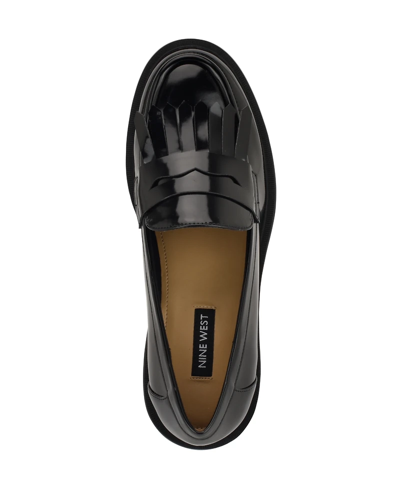 Nine West Women's Missa Lug Sole Penny Loafers