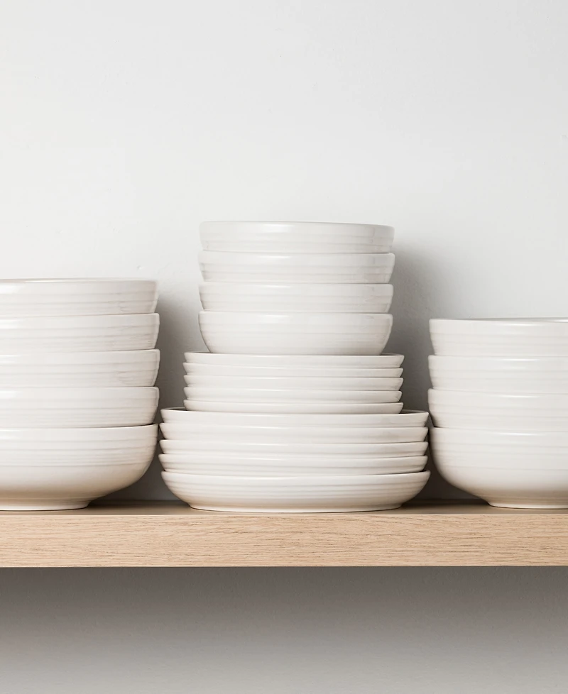 Fiesta White Coupe Luncheon Bowls, Set of 4