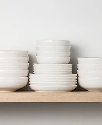 Fiesta White Coupe Luncheon Bowls, Set of 4