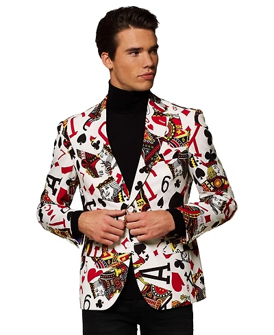 OppoSuits Men's Party Blazers - Printed Theme Jackets Multicolor