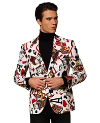 OppoSuits Men's Party Blazers - Printed Theme Jackets Multicolor