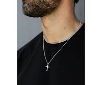 Vincero Men's Crucifix Pendant Necklace in Stainless Steel, 24