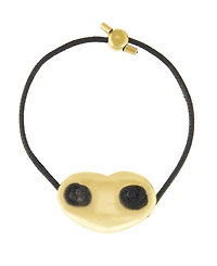Steve Madden Black Statement Mariner Heart Friendship Bracelet
