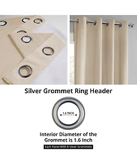 Exclusive Fabrics & Furnishings Signature Blackout Grommet Velvet Panel
