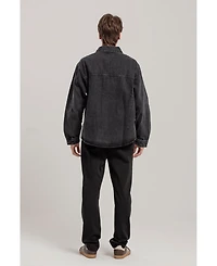 Pcfg Men's Free Heaven Destroyed Denim Jacket