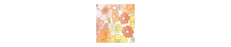 Hudson Baby Girls Cotton Dress And Cardigan Set, Peach Love Flowers