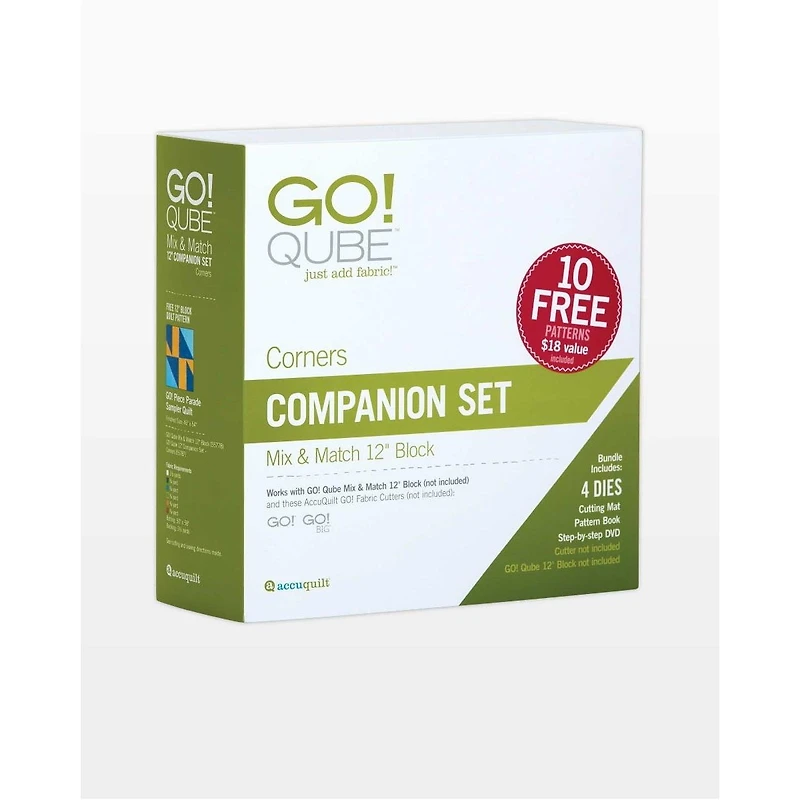 Accuquilt Go! Qube 12" Companion Set-Corners