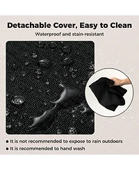 Slickblue 2-Pack Outdoor Patio Cushion Set with Removable Covers