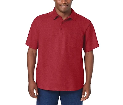 KingSize Big & Tall Silver Cooling Pocket Polo