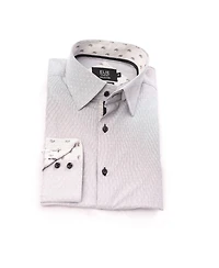Elie Balleh Little Boys Grey Slim Fit Dress Shirt