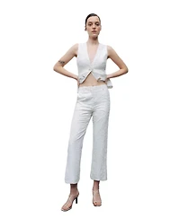 Nocturne Women's Embroidered Bootcut Pants