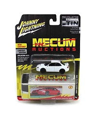 1/64 2006 Subaru Impreza Wrx White Mecum Johnny Lightning Storage Tin