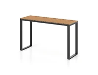 Slickblue Outdoor Rectangle Console Table with Long-Lasting Wpc Tabletop