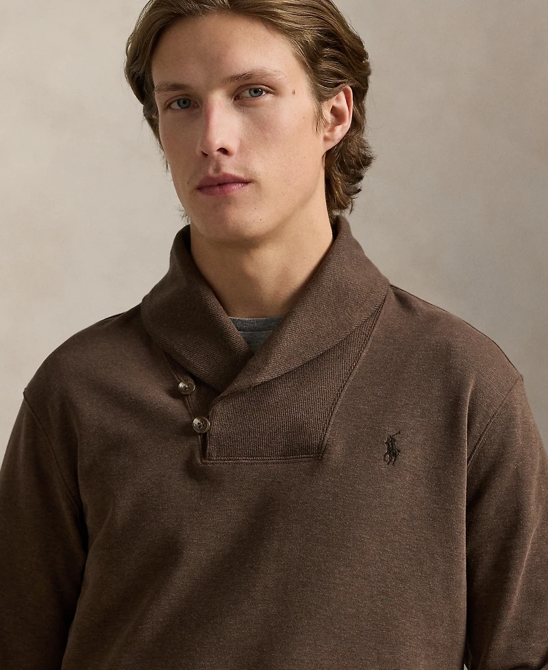 Polo Ralph Lauren Men's Luxury Jersey Shawl-Collar Pullover