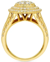 Diamond Halo Cluster Engagement Ring (2 ct. t.w.) in 14k Ring