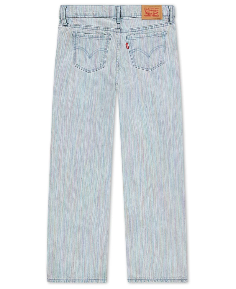 Levi's Big Girls Rainbow Denim Wide Leg Jeans