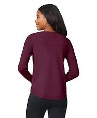 Melissa Paige Women's Boat Neck Long-Sleeve Sweater