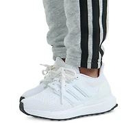 adidas Toddler & Little Boys Long-Sleeve Essential Big Logo Fleece Jacket Jogger Pants, 2 Piece Set
