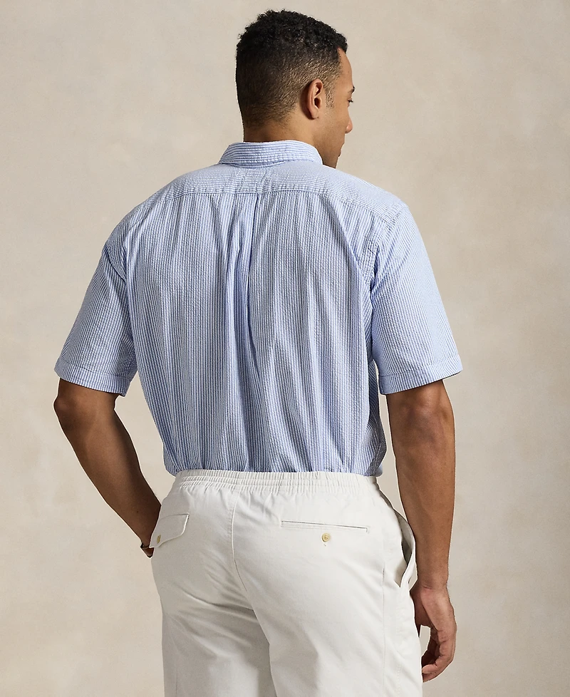 Polo Ralph Lauren Men's Big & Tall Seersucker Shirt