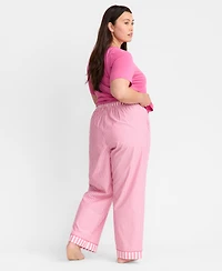 State of Day Women's Poplin Pajama Pants, Xs-3X, Macy's Exclusive