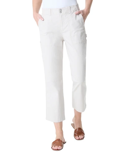 Gloria Vanderbilt Women's High Rise Cropped Cargo Pants