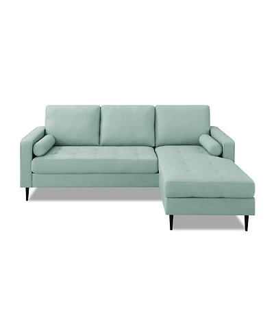 Gold Sparrow 82" Polyester Lexington Reversible Sectional, Created for Macy's