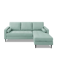 Gold Sparrow 82" Polyester Lexington Reversible Sectional, Created for Macy's