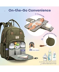 Ruvalino Baby Diaper Bag Backpack Multifunction Travel Maternity Changing