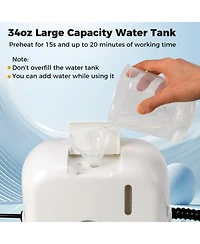 Ecooso 1500W Portable Steam Cleaner with 34 oz Water Tank
