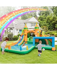 Kids Inflatable Water Slide for Yard Lawn (Without Blower)