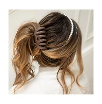 Extra Large Matte Claw Clip - Brown