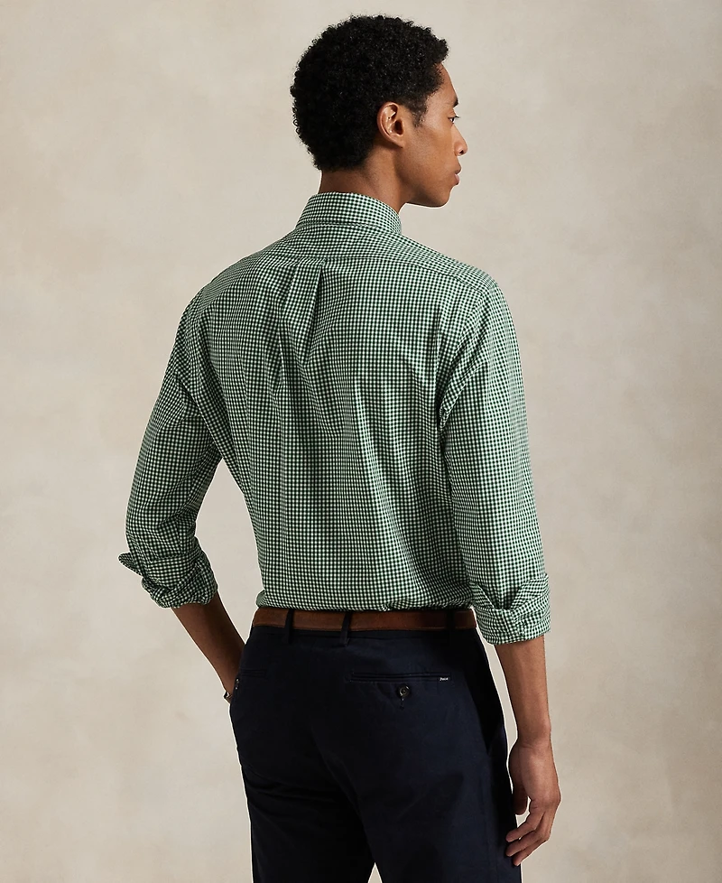 Polo Ralph Lauren Men's Slim-Fit Gingham Stretch Poplin Shirt