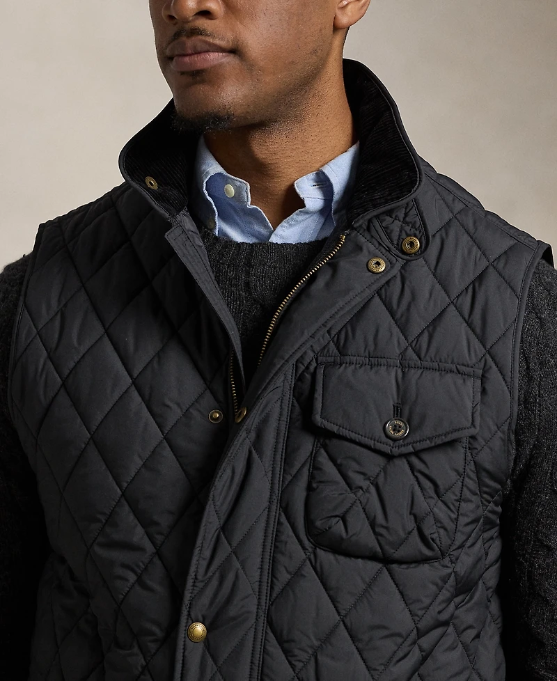Polo Ralph Lauren Men's Big & Tall The Beaton Quilted Utility Vest