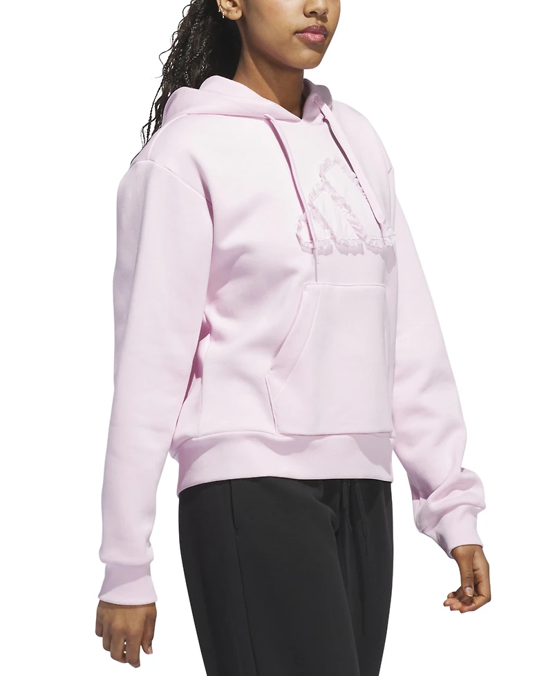 adidas Women's Cotton Hooded Long-Sleeve Hoodie