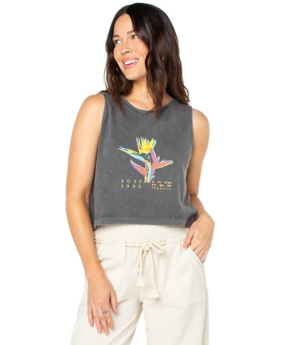 Roxy Juniors' Tropicool Paradise Wildflower Cotton Tank Top