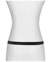 Micheal Kors Women's Plaque Leather Belt