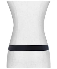 Micheal Kors Women's Embossed Logo Leather Belt