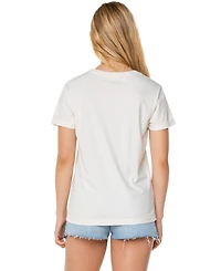 Roxy Juniors' Wave Stripe Cotton T-Shirt
