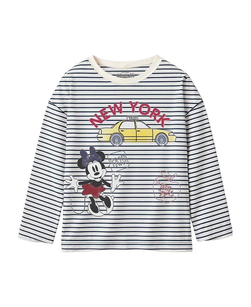 Disney Toddler and Little Girls 2-Piece Minnie New York T-Shirt Skirt Set