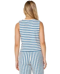 Roxy Juniors' Java Stripe Cotton Tank Top
