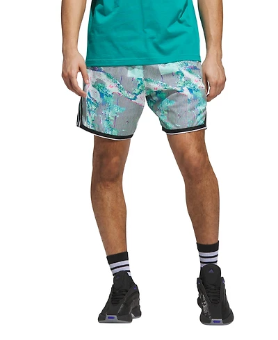 adidas Men's Crazy Lite Allover Printed Basketball Shorts