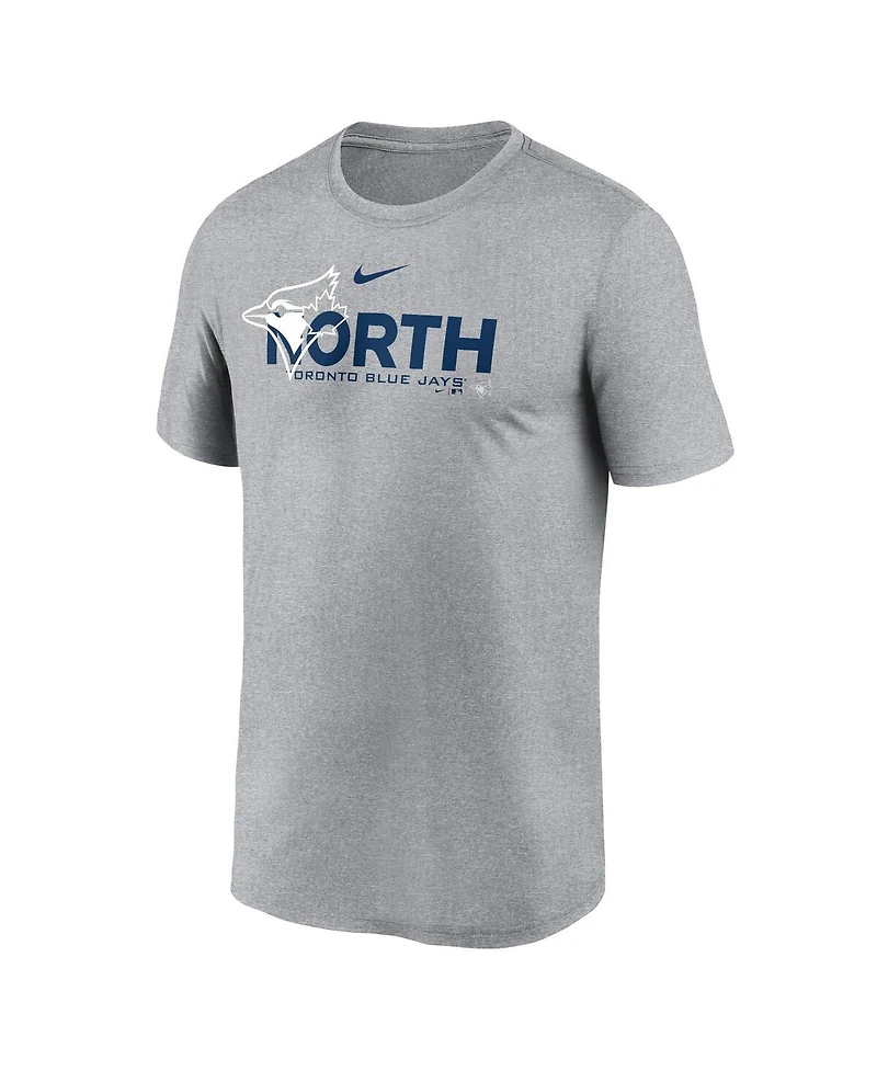 Nike Men's Heathered Charcoal Toronto Blue Jays Local Rep Legend Performance T-Shirt